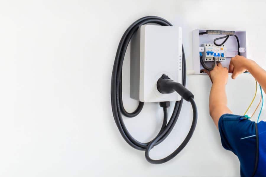 EV charger installation