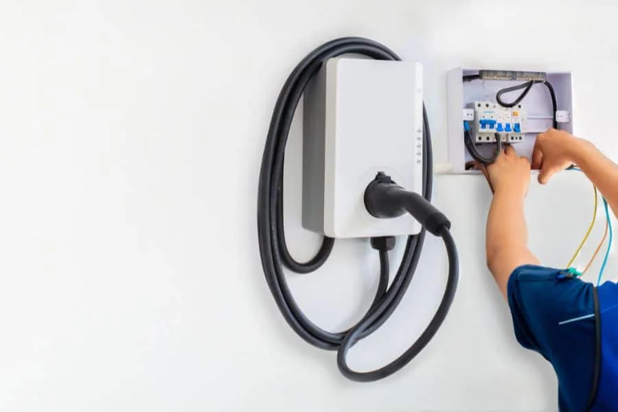 EV charger installation